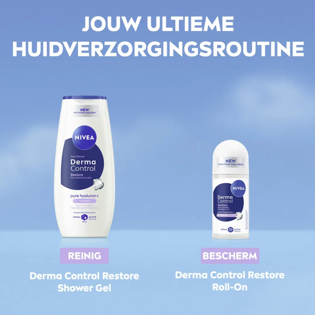 NIVEA Derma Control Restore Anti-Transpirant Deo Roller 300ml - 6x50ml - afbeelding 6 van 6