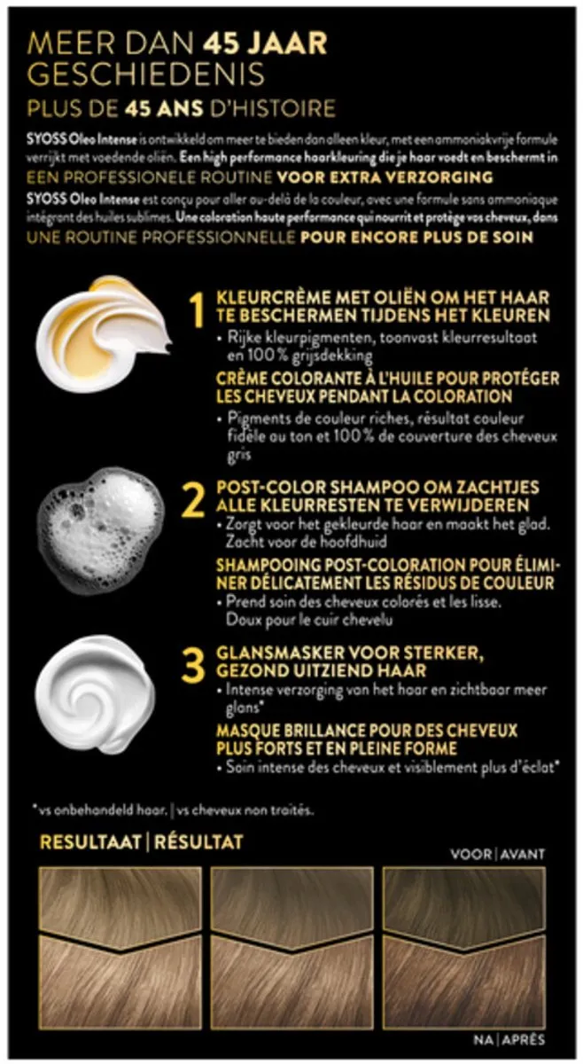 SYOSS Color Oleo Intense 8-50 Natuurlijk Asblond