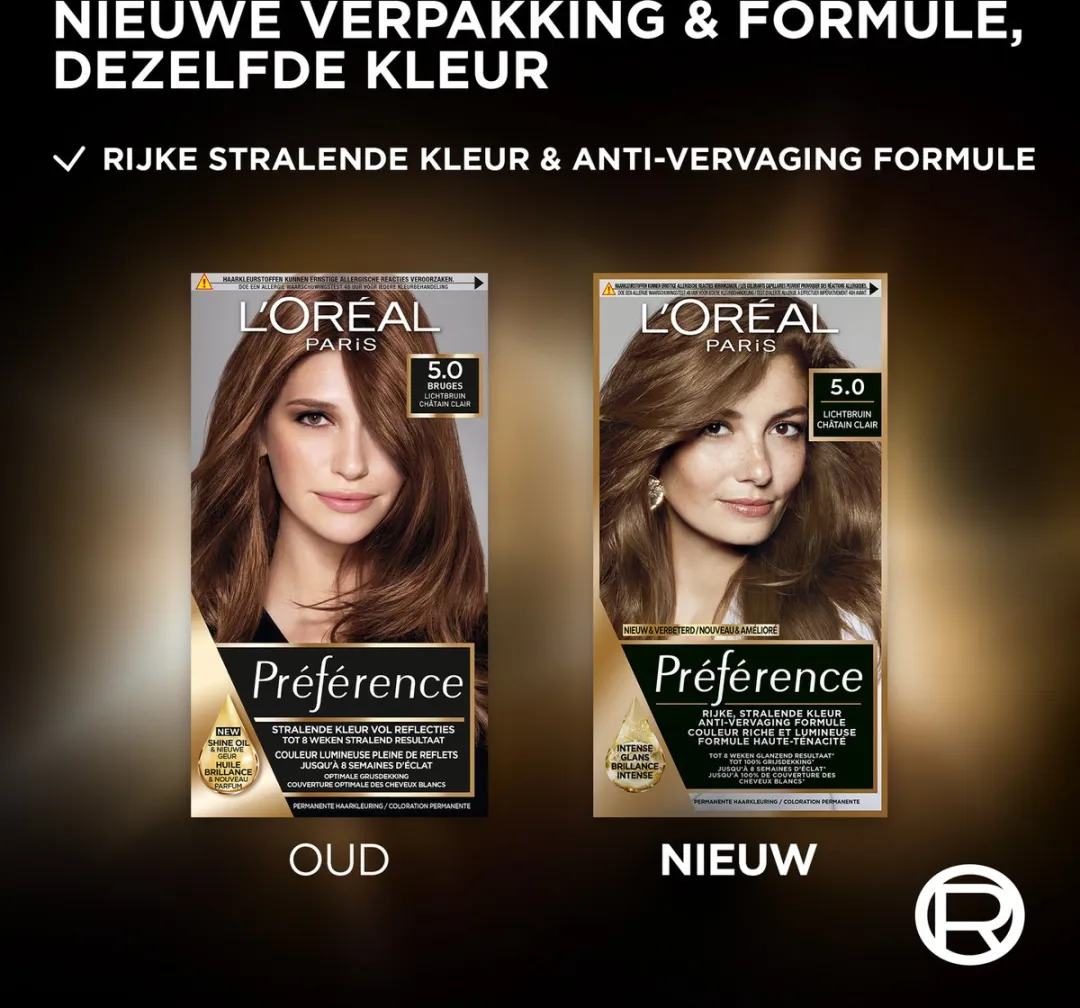 L'Oréal Paris Préférence 5 Bruges Permanent Haarkleuring 996ml - afbeelding 6 van 6