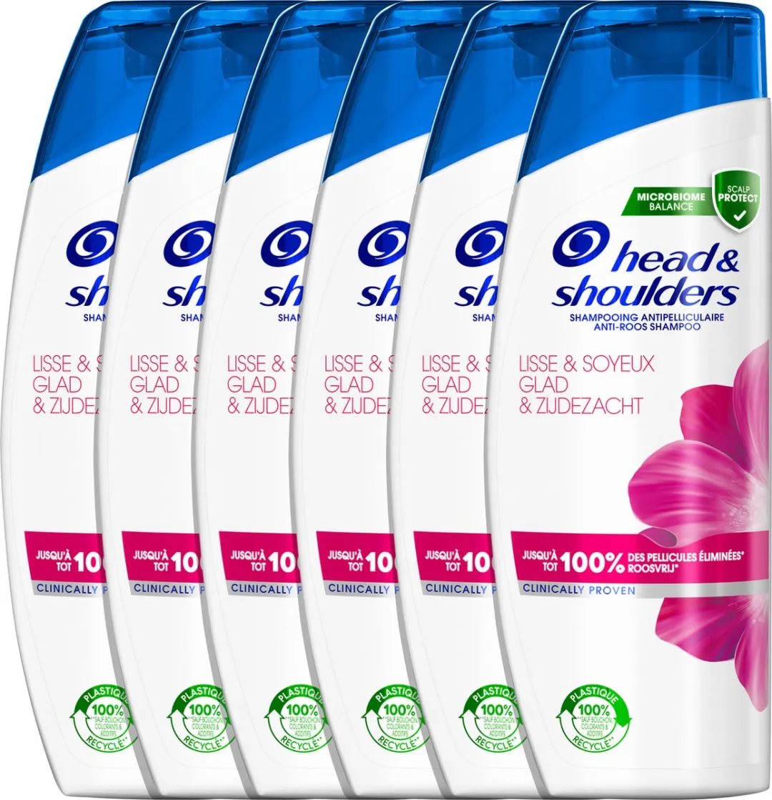 Head & Shoulders Glad & Zijdezacht Anti-roos Shampoo