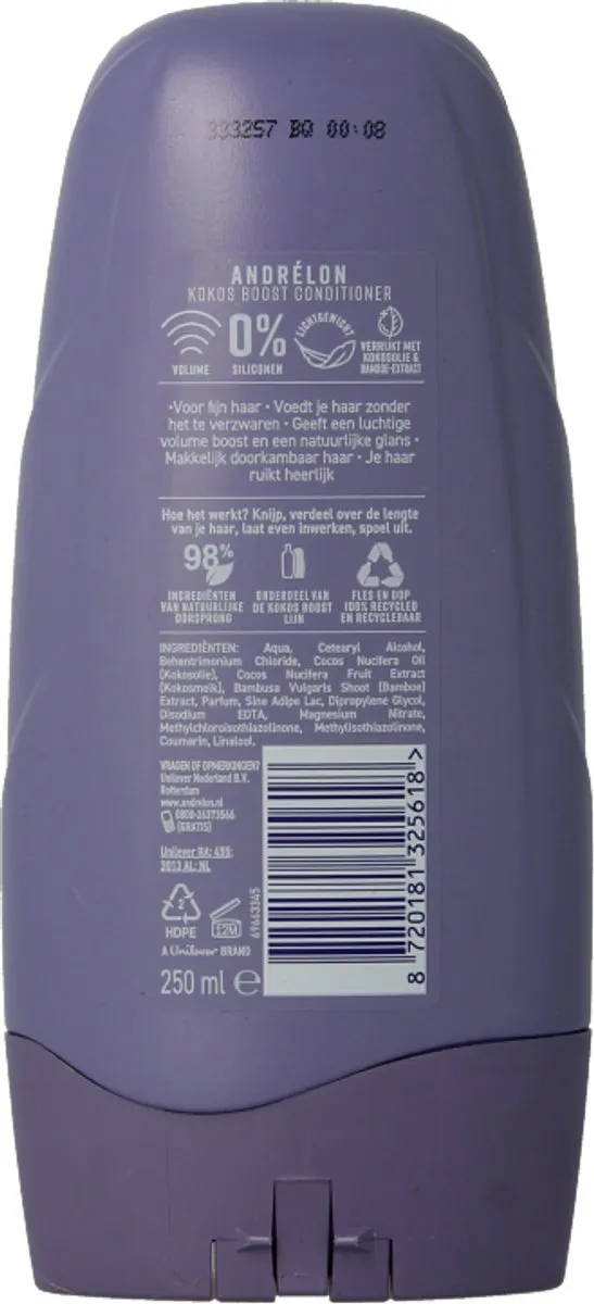 Andrélon Kokos Boost Conditioner 250ml