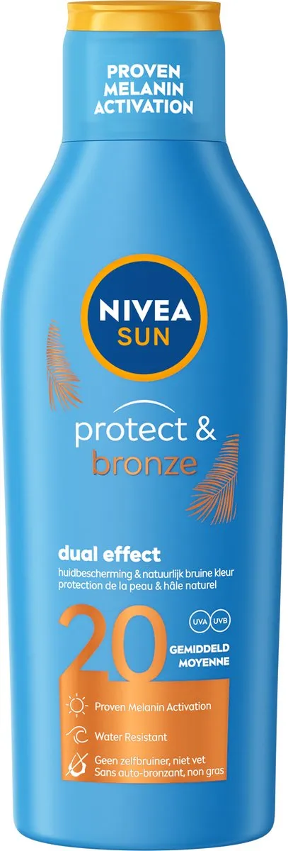 NIVEA SUN Protect & Bronze Zonnecrème SPF 20 200ml