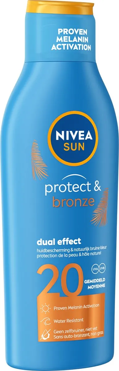 NIVEA SUN Protect & Bronze Zonnecrème SPF 20 200ml