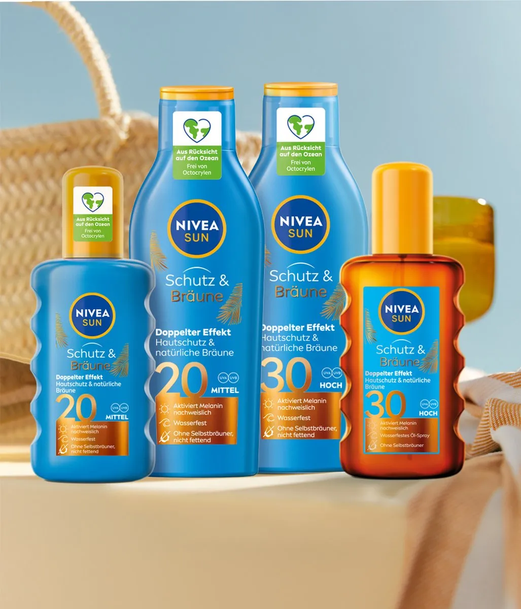 NIVEA SUN Protect & Bronze Zonnecrème SPF 20 200ml