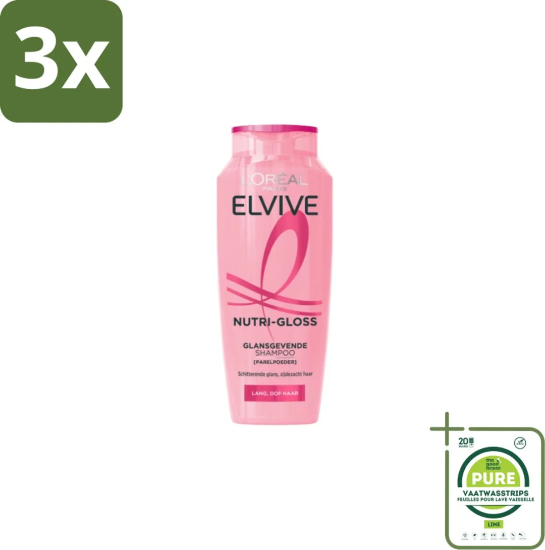 L'Oréal Paris Elvive Nutri Gloss Shampoo 600ml