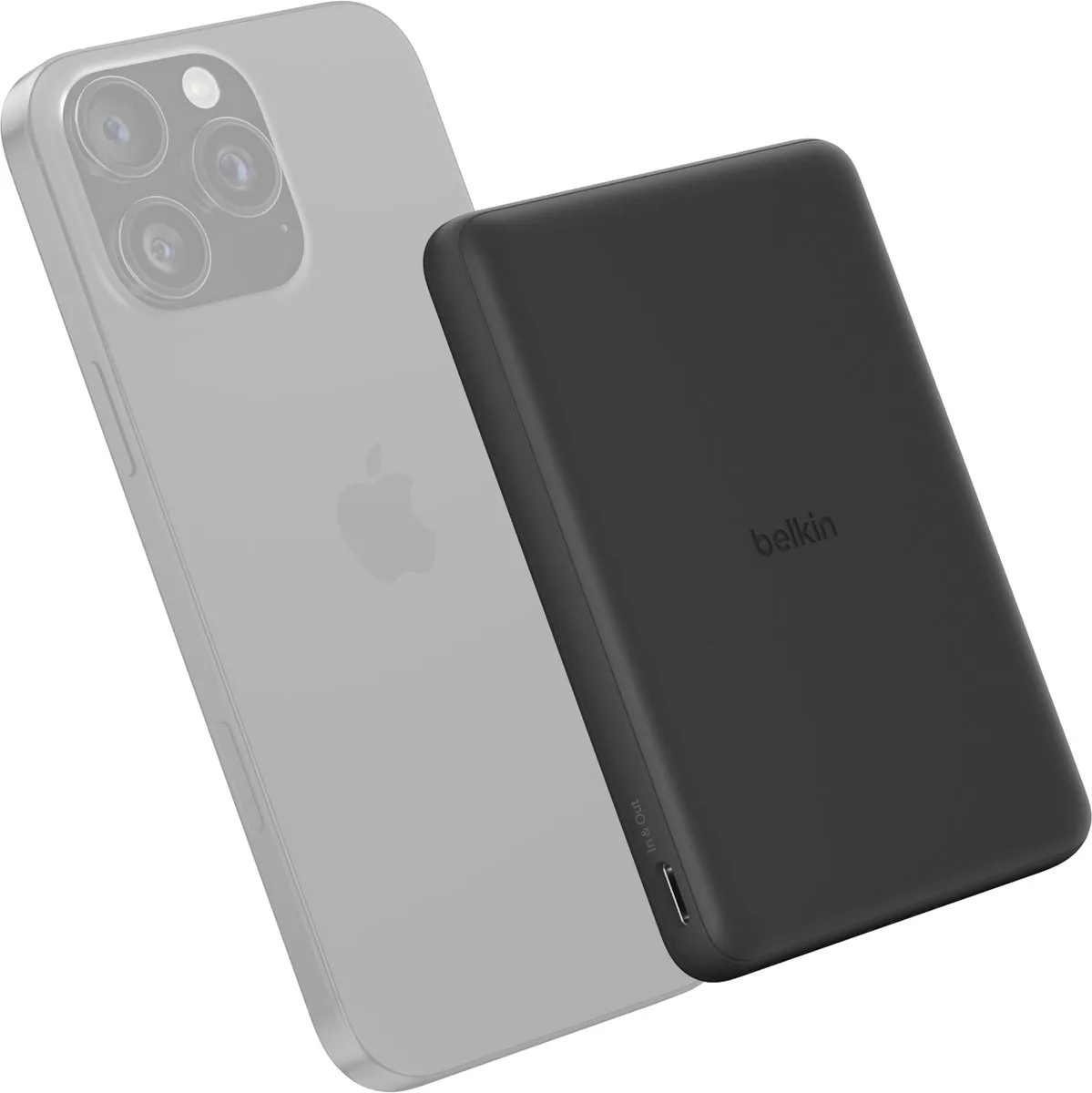 Belkin Slim Magnetic Power Bank 5000mAh BPD010HQBK - Zwart