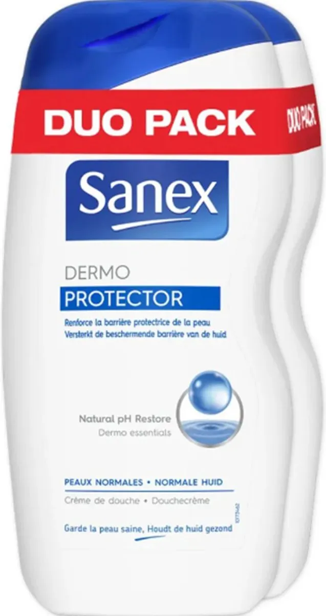 Sanex Dermo Protector Natural pH Restore Douchecrème 2x500ml
