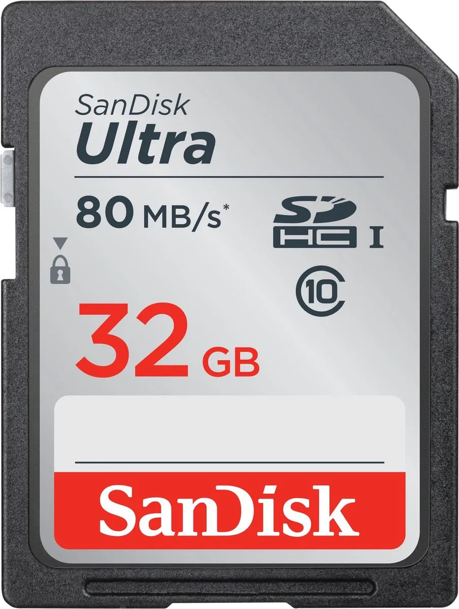 SanDisk Ultra SDHC 32GB - 80MB/s Class10