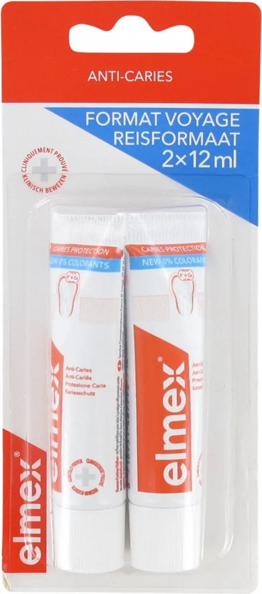 Elmex Anti-Carys Tandpasta Reisverpakking 24ml