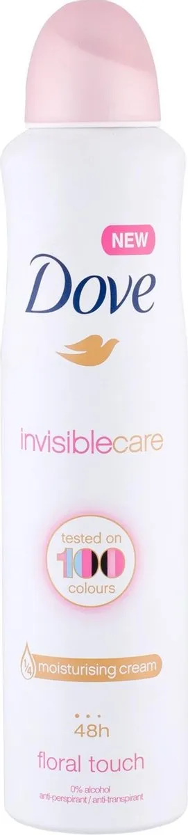 Dove Invisible Care Deodorant Spray 250ml - Floral Touch