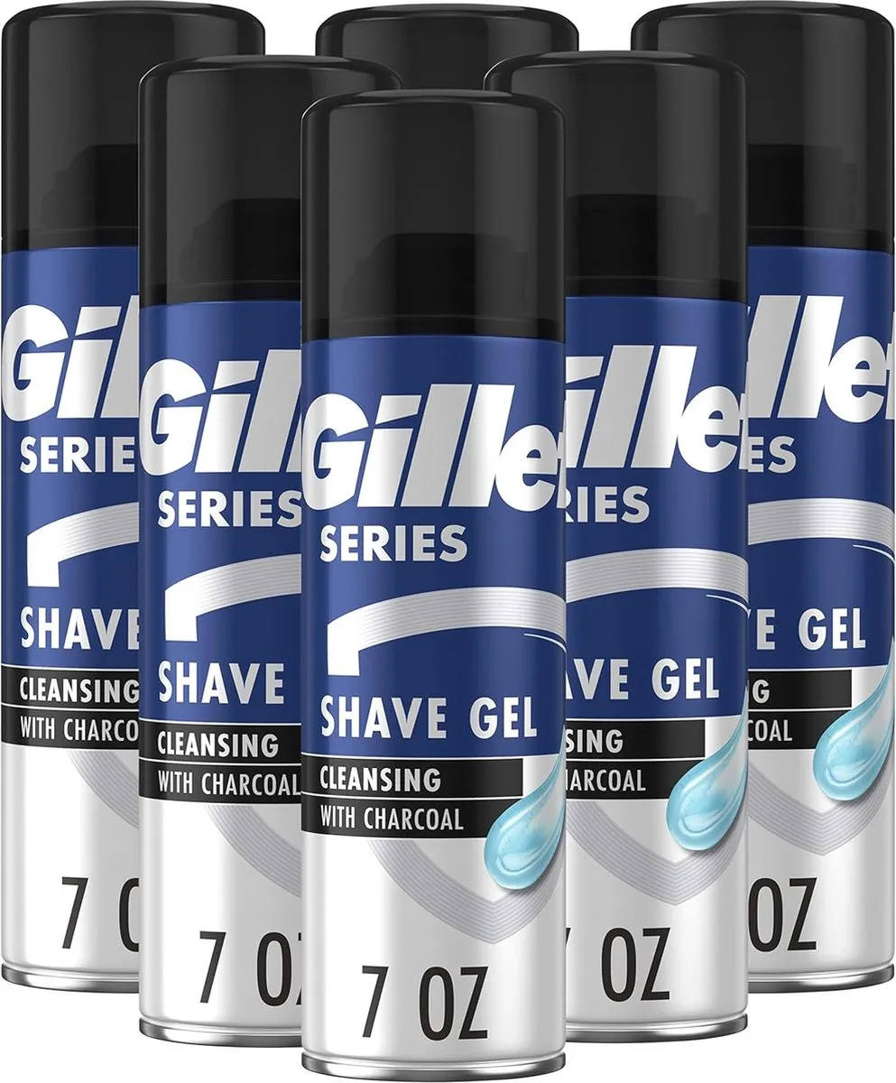 Gillette Series Cleansing Charcoal Scheergel 200ml