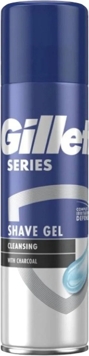 Gillette Series Cleansing Charcoal Scheergel 200ml - 6x200ml - afbeelding 6 van 6