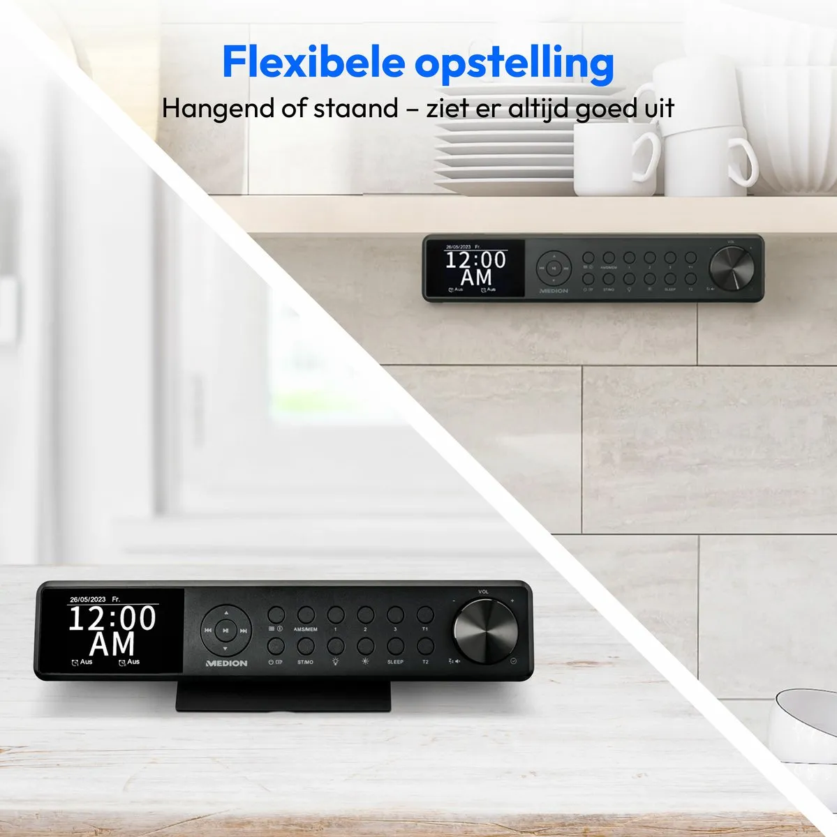 Medion MD43750 Keukenradio DAB+ - 6W - Zwart