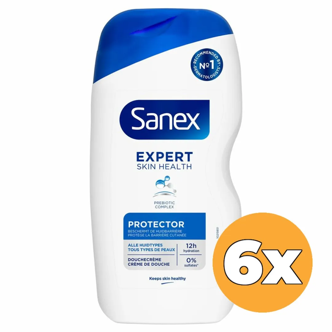 Sanex Dermo Douchegel Protector 400ml - 6 Stuks