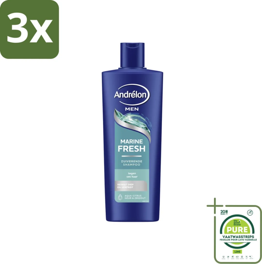Andrélon Men Marine Fresh Shampoo 400ml