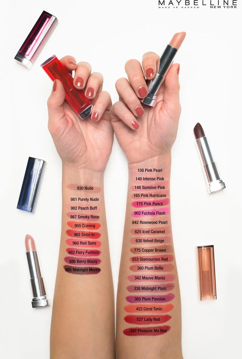 Maybelline Color Sensational Lippenstift 886 Berry Bossy - Violet Mat