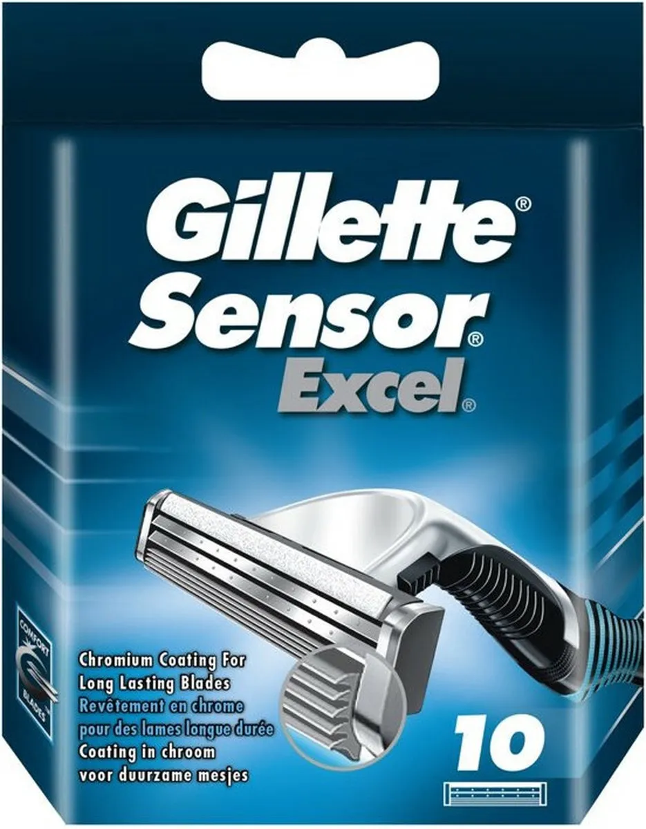 Gillette Sensor Excel Scheermesjes 10 Stuks - 5 Bladen