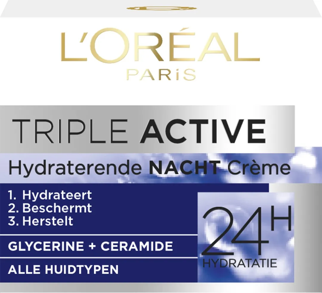 L'Oréal Paris Triple Active Nachtcrème 50ml