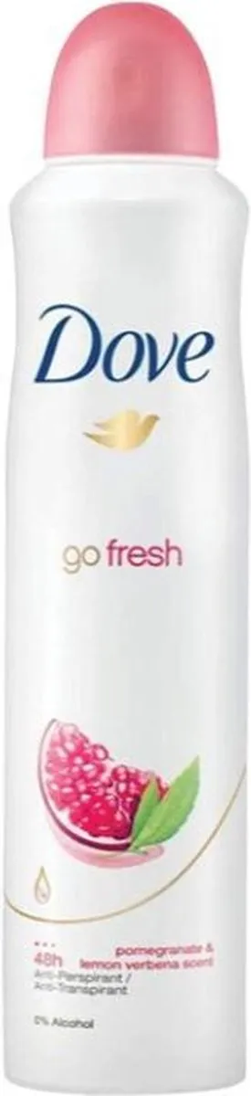 Dove Go Fresh Deodorant Spray - Granaatappel & Citroen - 6x250ml - afbeelding 3 van 3