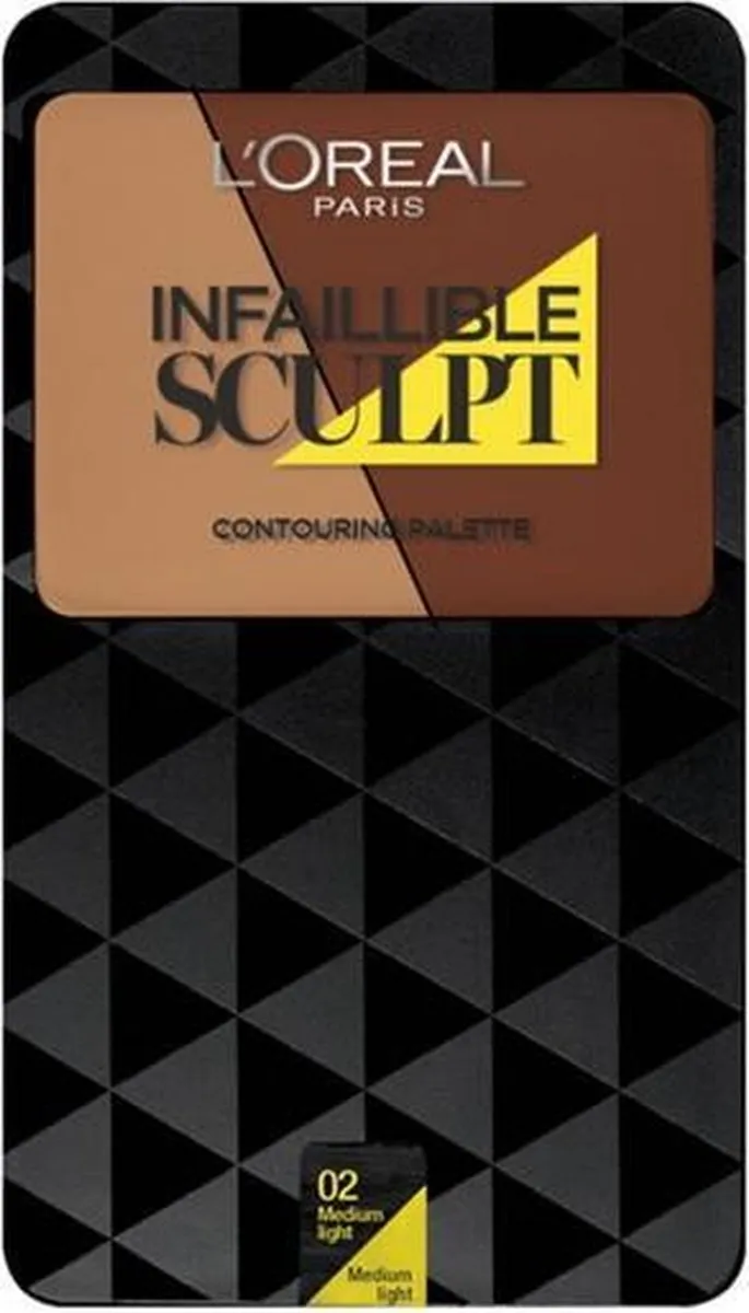 L'Oréal Paris Infaillible Sculpt Contouring Palette 02 Medium Light