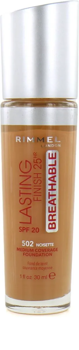 Rimmel London Lasting Finish Foundation 502 Noisette 30ml