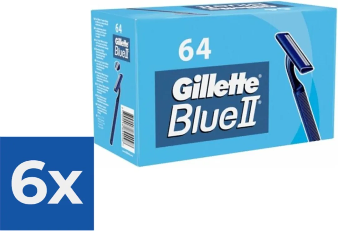 Gillette Blue II Wegwerpscheermesjes 64 Stuks