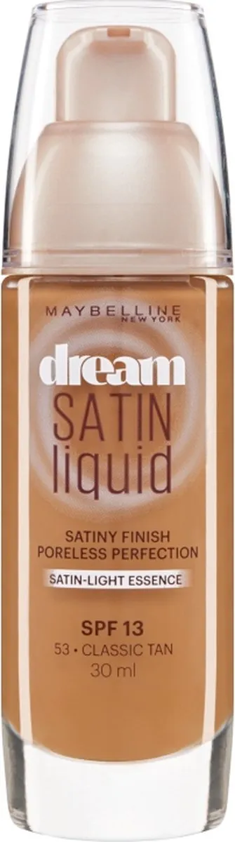 Maybelline Dream Satin Liquid Foundation 53 Classic Tan - 30ml