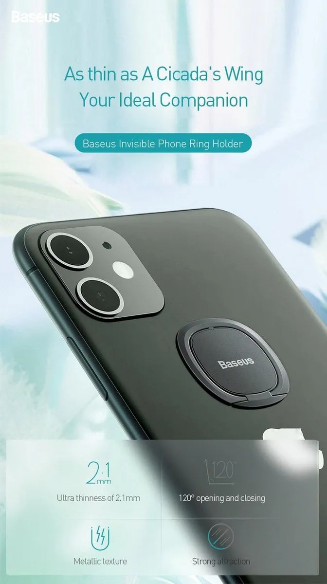 Baseus Magisch Hoesje iPhone 11 - Zwart