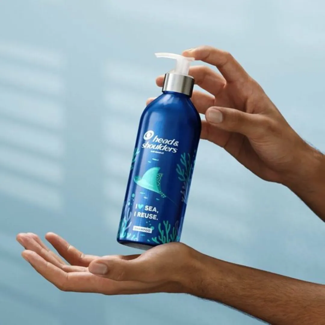 Head & Shoulders Classic Clean I Love Sea, I Reuse Refillable Shampoo - 430 ml
