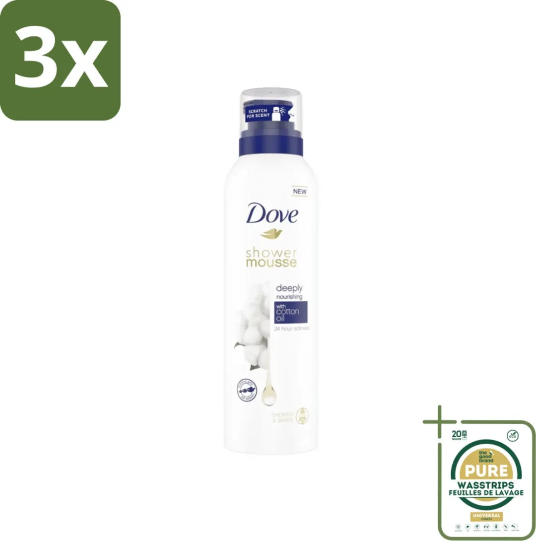 Dove Shower Foam Deeply Nourishing 200ml