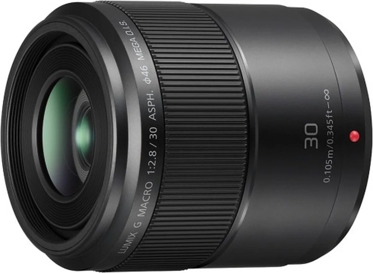 Panasonic Lumix G Macro 30mm f/2.8 MEGA O.I.S. - 46mm - Zwart - afbeelding 6 van 6