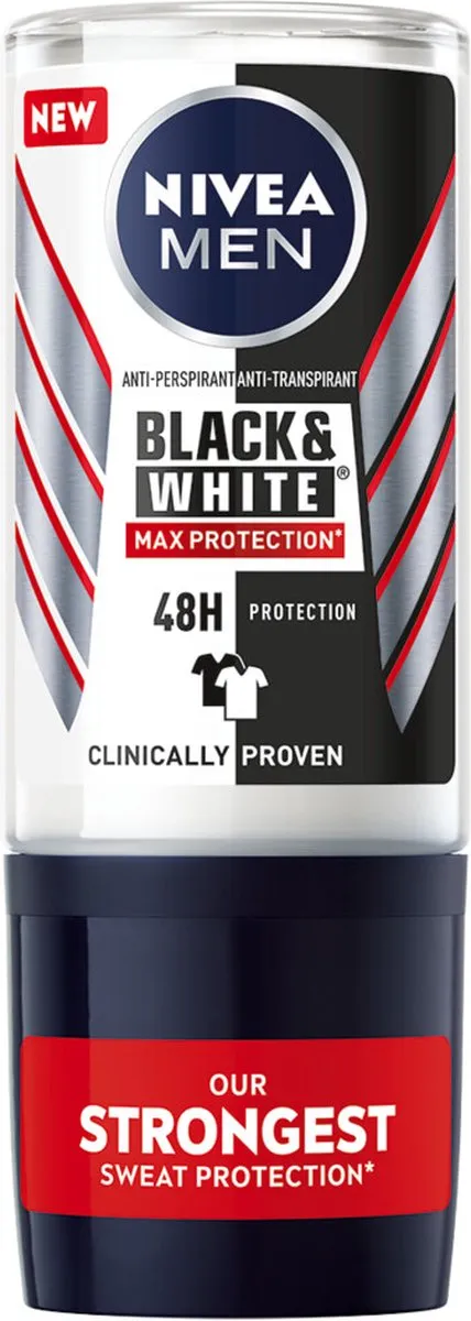 NIVEA MEN Black & White Max Protection Anti-Transpirant Roller 300ml
