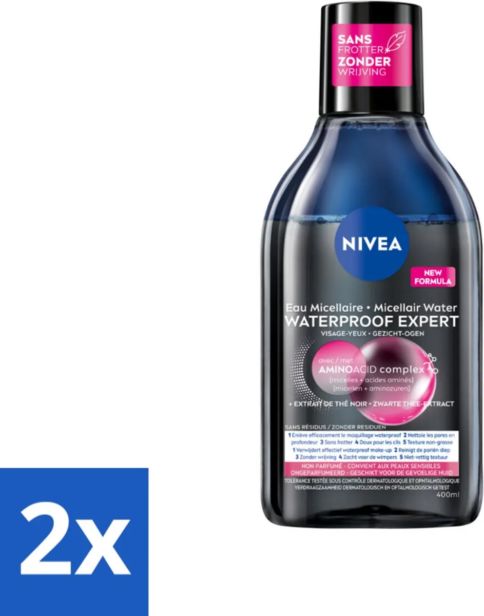 NIVEA Micellair Reinigingswater Waterproof Expert 800ml
