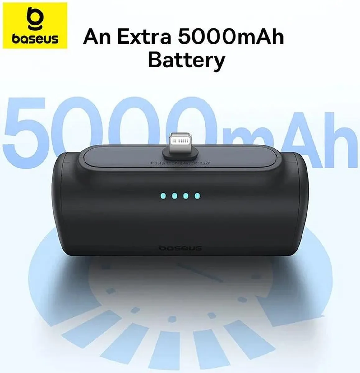 Baseus 5000mAh Powerbank - 20W - USB-C - Zwart