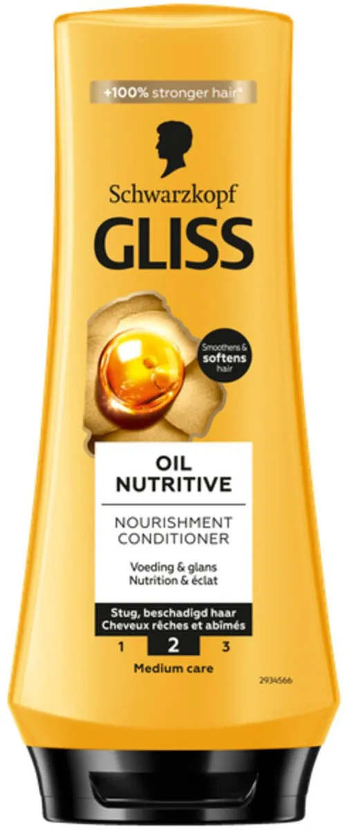 Schwarzkopf Gliss Kur Conditioner Oil Nutritive 200ml - 6 Stuks