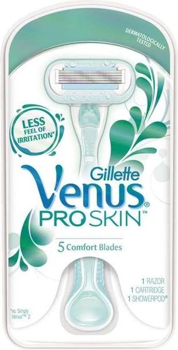 Gillette Venus Proskin Sensitive Scheersysteem - 3 Bladen - Groen
