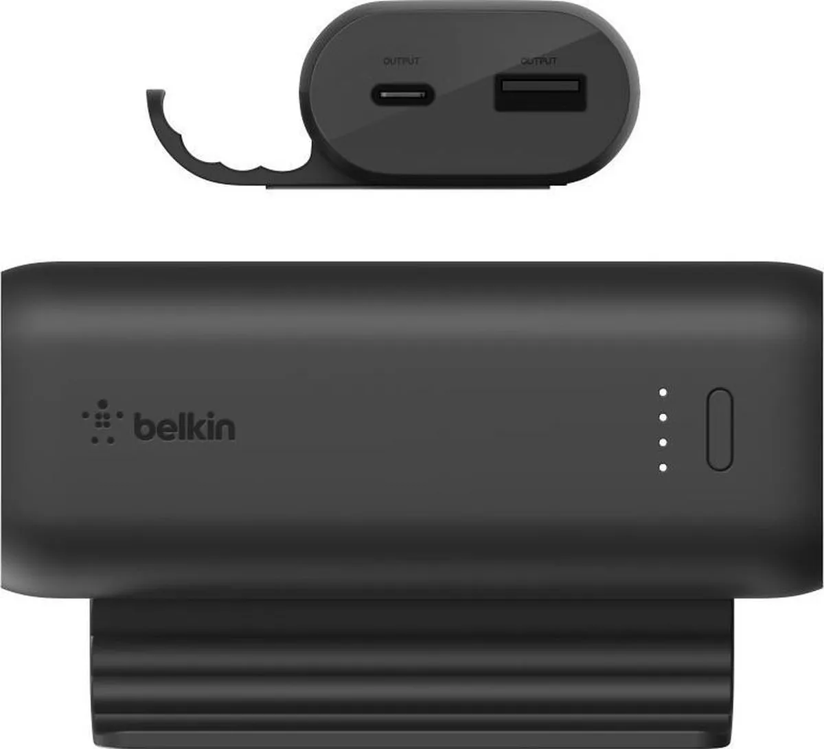 Belkin Powerbank 5000mAh Stand Play BPZ001btBK - 2x USB - Zwart - afbeelding 6 van 6