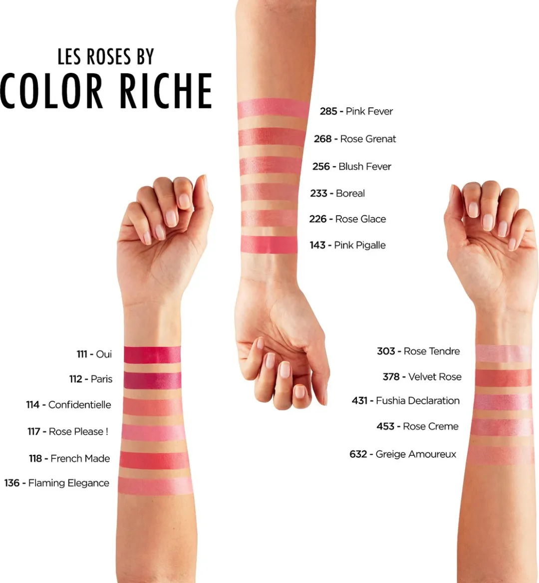 L'Oréal Paris Lippenstift Color Riche Satin Paris Paris - 4.54g