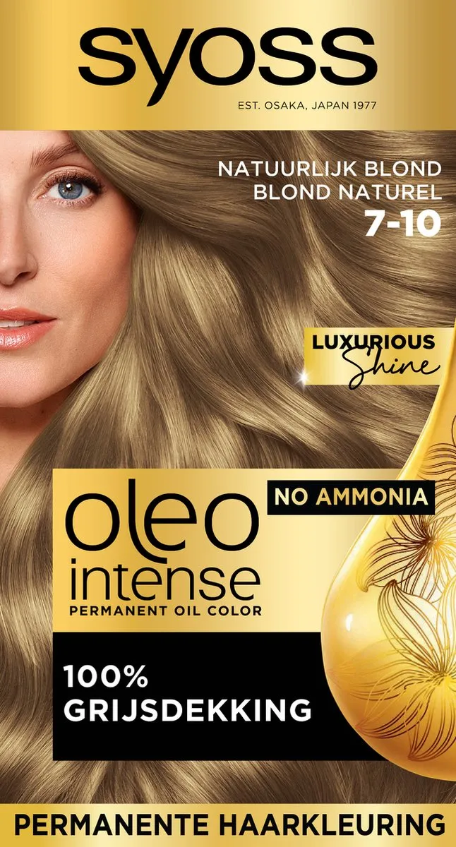 SYOSS Oleo Intense 7-10 Natuurlijk Blond Haarverf 115ml