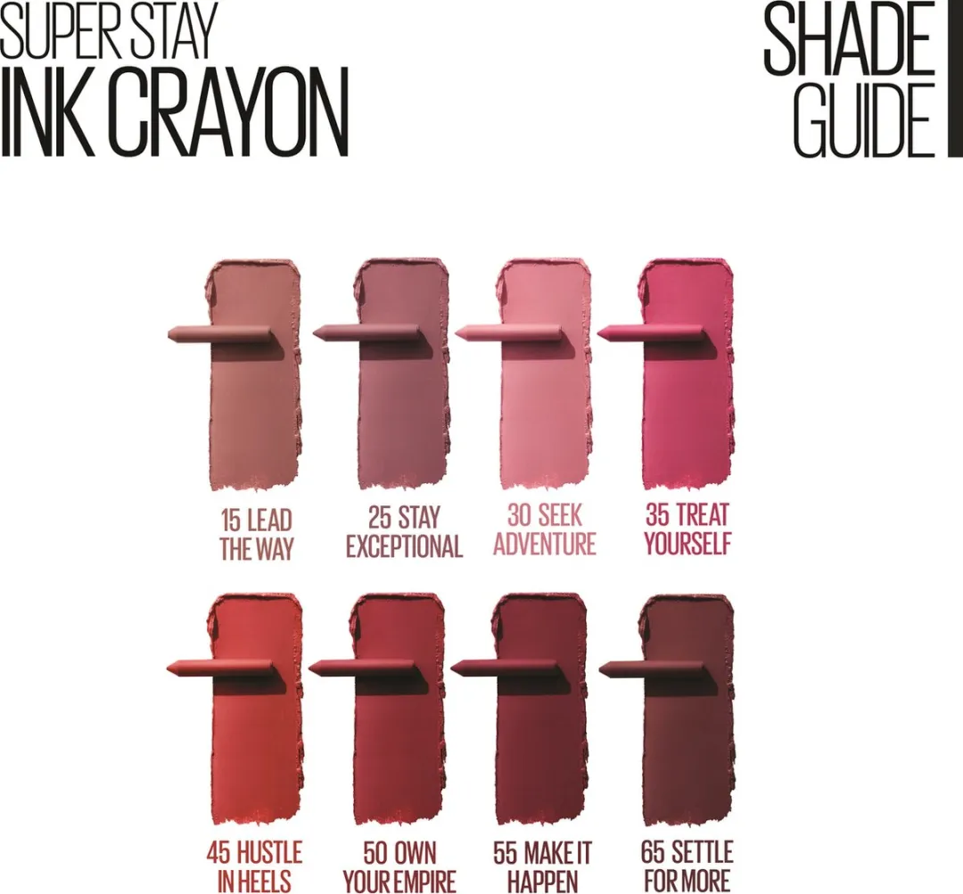 Maybelline SuperStay Ink Crayon Matte Lippenstift 30 Seek Adventure - 14g