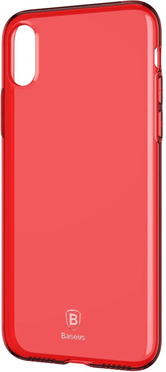 Baseus Ultra Slim TPU Hoesje iPhone Xs ARAPIPHX-B09 - Roze/Transparant