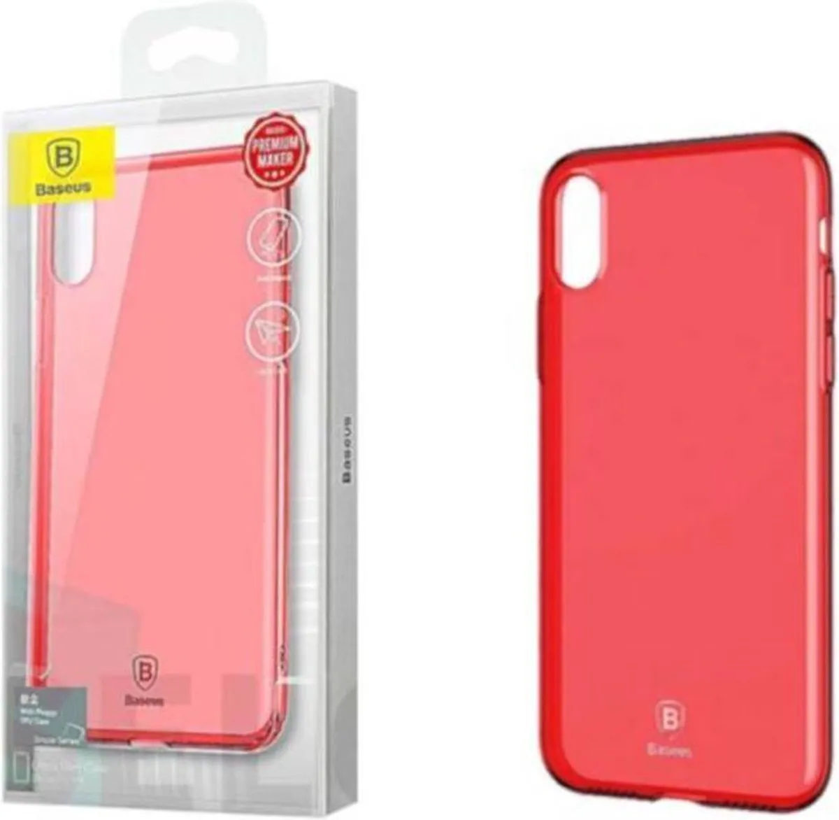 Baseus Ultra Slim TPU Hoesje iPhone Xs ARAPIPHX-B09