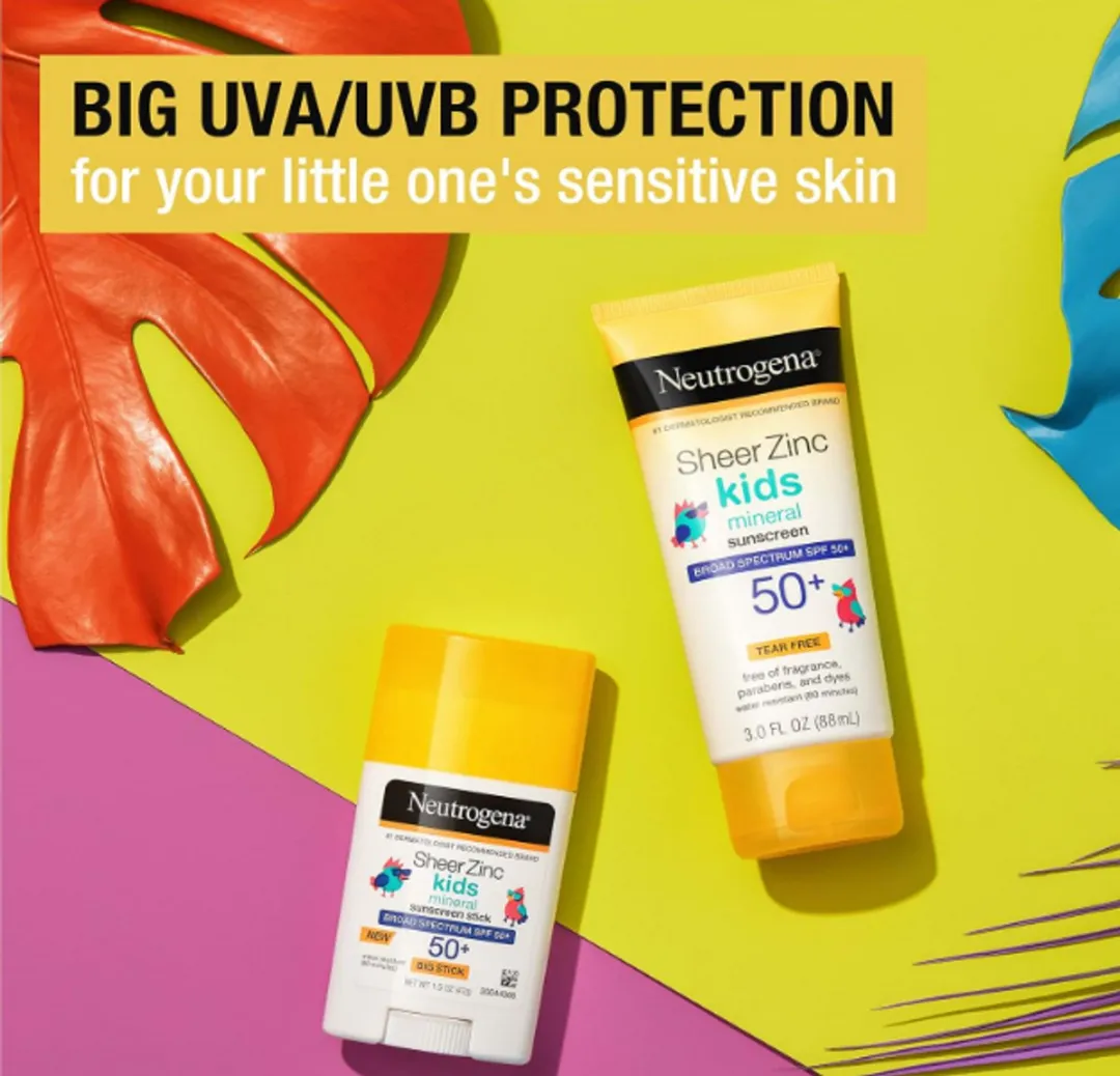 Neutrogena Sheer Zinc Kids Minerale Zonnecrème SPF 50+ 88ml