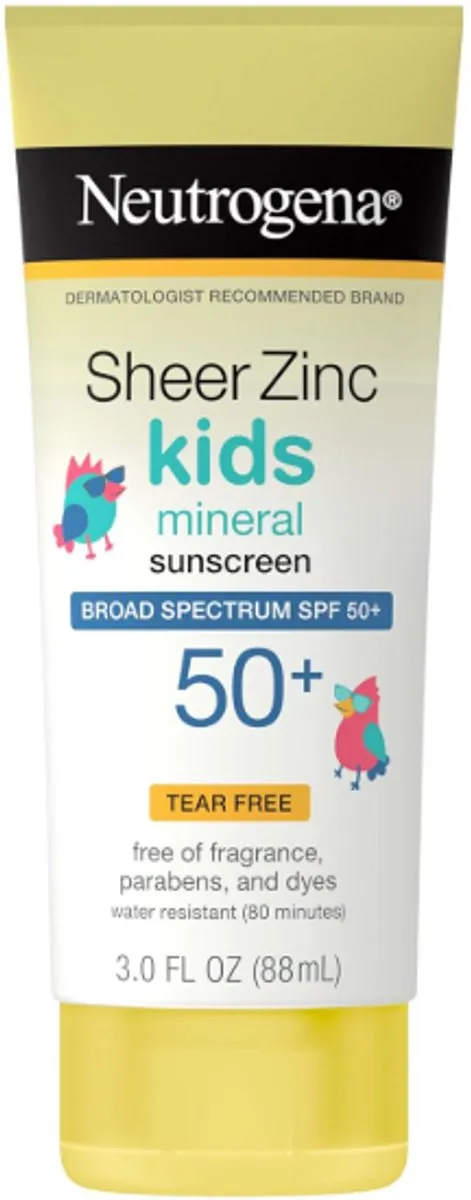 Neutrogena Sheer Zinc Kids Minerale Zonnecrème SPF 50+ 88ml