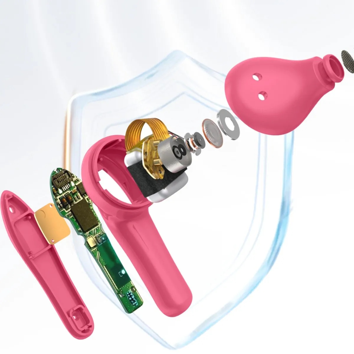 Belkin Soundform Nano PAC003BTPK Hoofdtelefoons - Roze