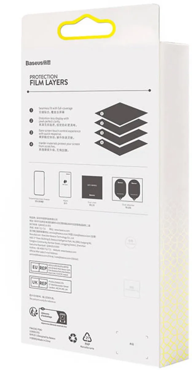 Baseus Gehard Glas voor Xiaomi Redmi K60/K60 Pro - Transparent - afbeelding 4 van 5