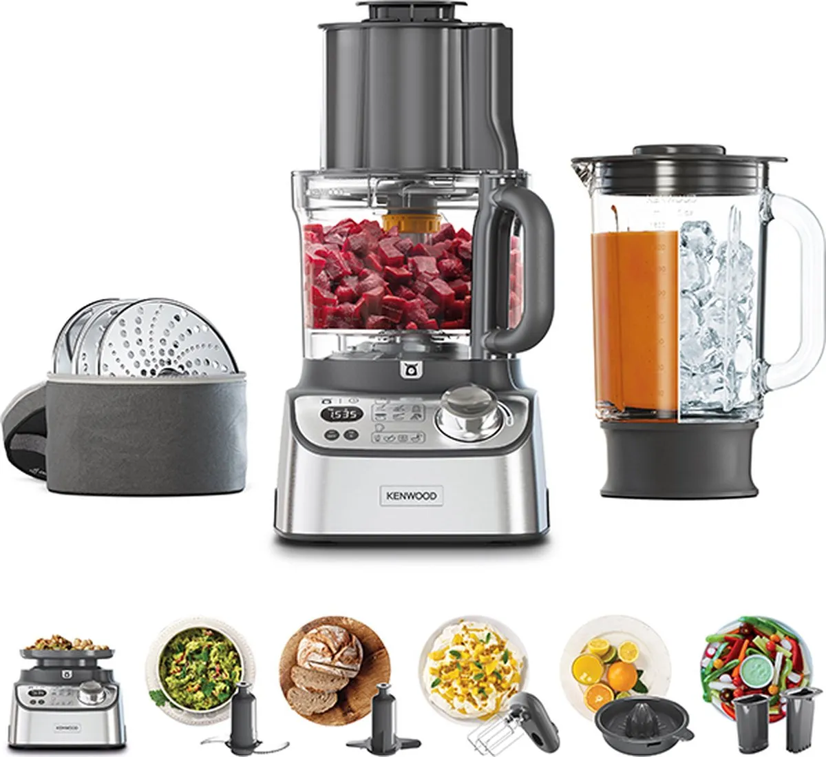 Kenwood FDM72.990SS Keukenmachine 1000W