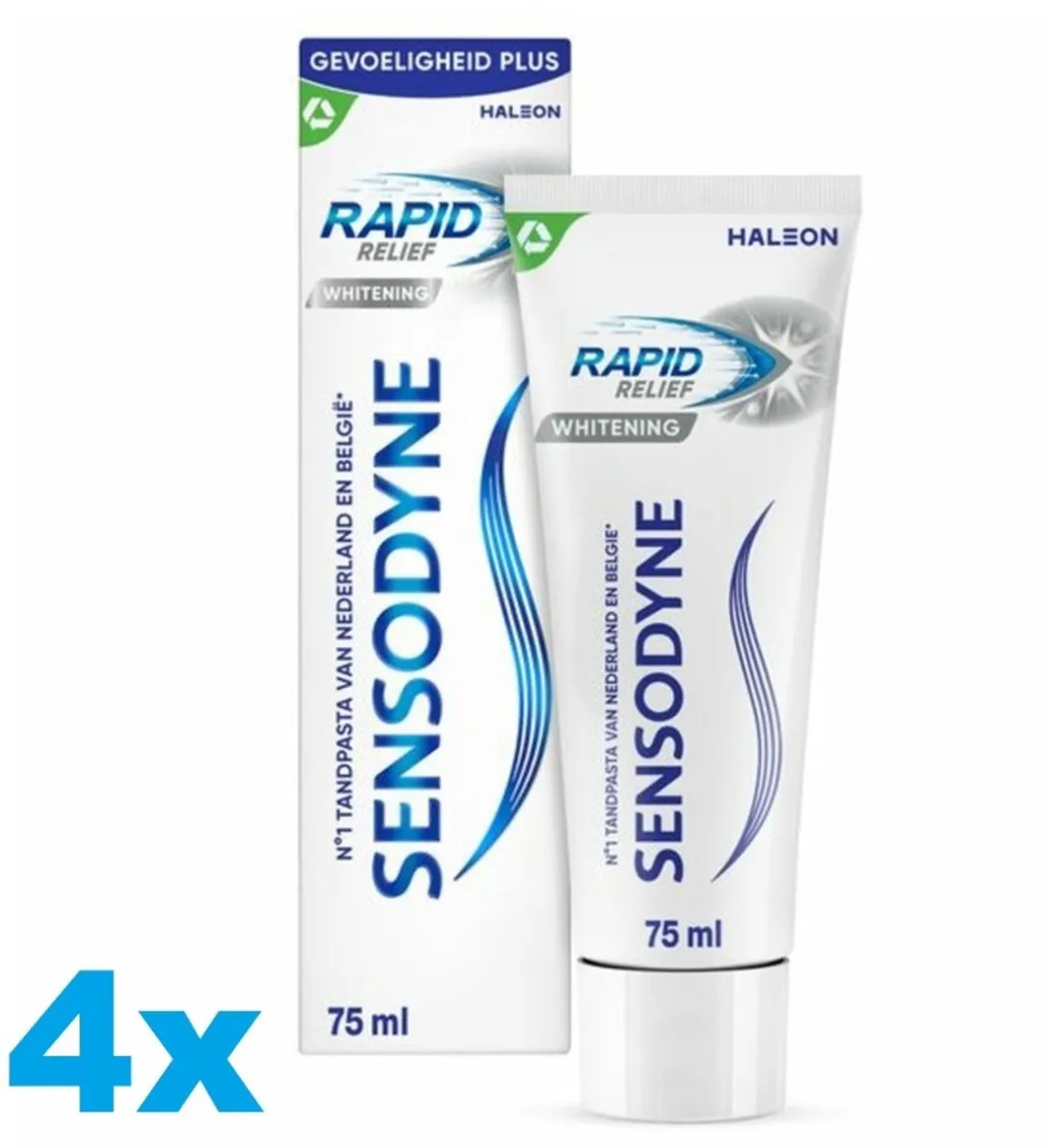 Sensodyne Rapid Relief Tandpasta - 300ml (4x75ml)