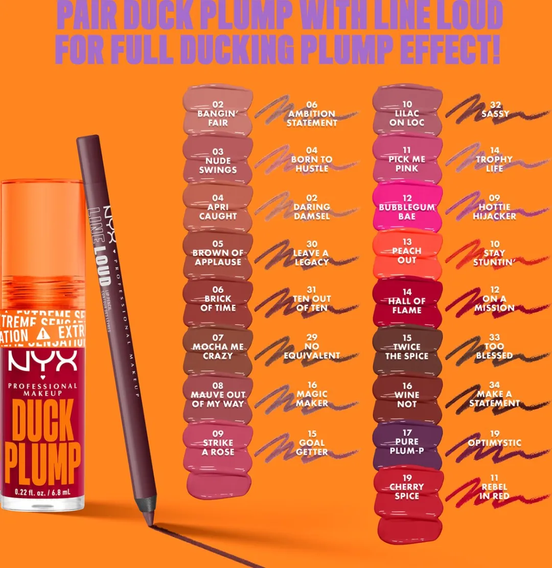 NYX Professional Makeup Duck Plump Bangin' Bare Plumping Lipgloss 6,8ml