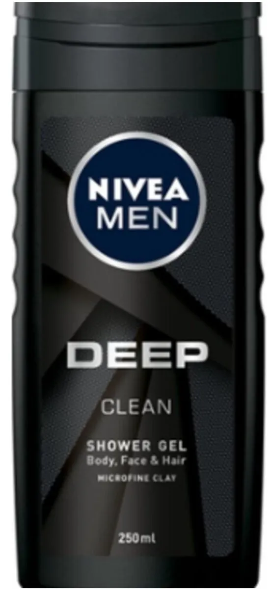 NIVEA Men Douchegel Deep Clean 250ml - 2 Stuks